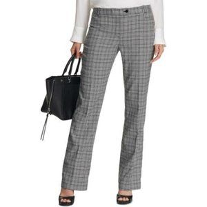 Calvin Klein Womens Plaid Modern Ft Dress Pants